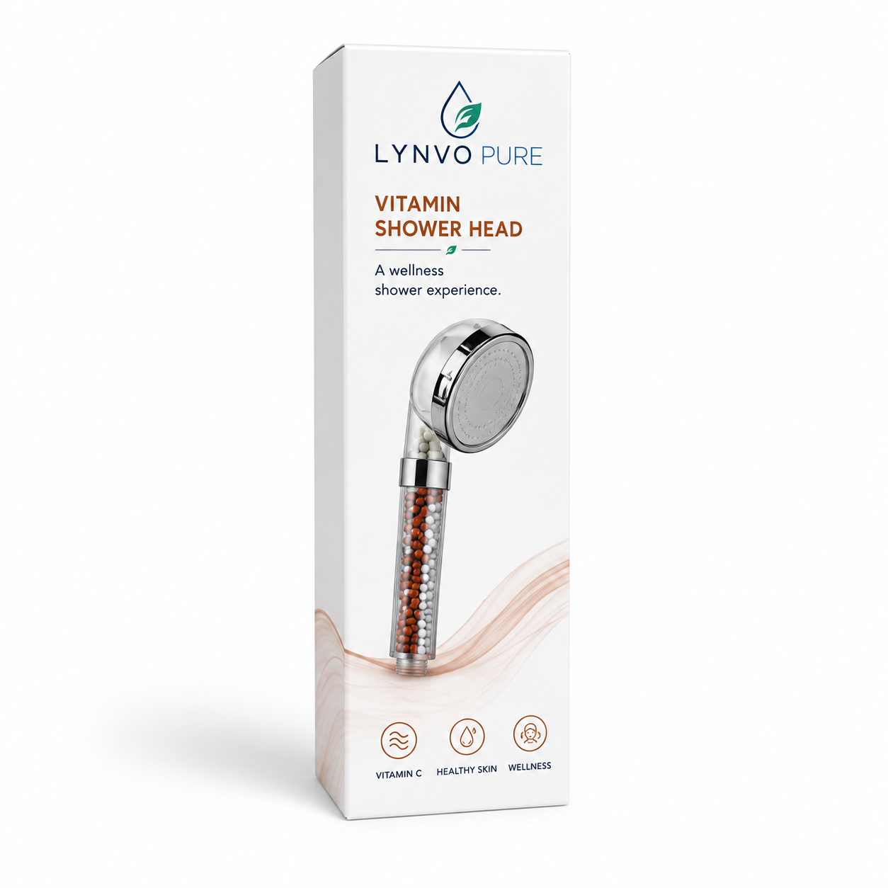 LYNVO PURE Vitamin Shower Head — front view